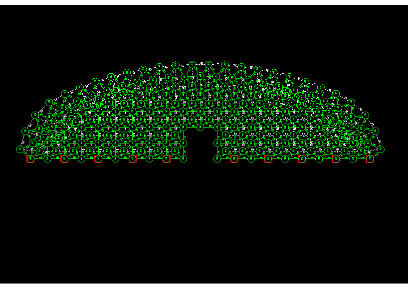 义马锡林浩特91跨，1000米长干煤棚网架设计