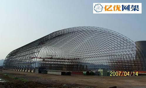 义马料棚网架